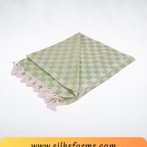 Silk & Farm Super Soft Lightweight Premium Bhagalpuri Dull Chadar – Pure Cotton Feel, All-Season Comfort Blanket, Handcrafted in Bhagalpur – SK011